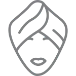 Spa Face SVG Icon